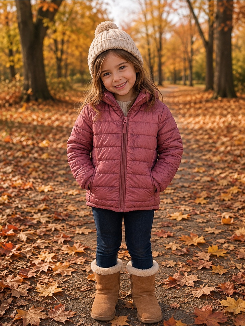 NWOT H&M Pink Girls' Puffer Jacket